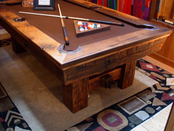 timber-oak-rustic-pool-table-showroom