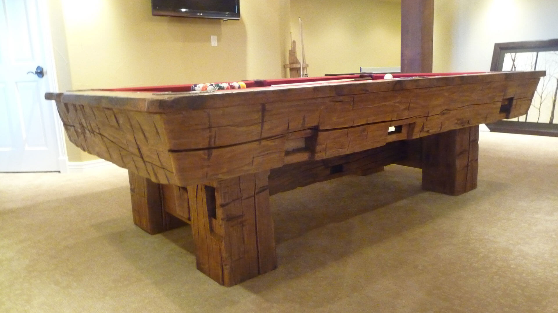 Barnwood Pool Tables Rustic Pool Table Aspen Rustic Inc